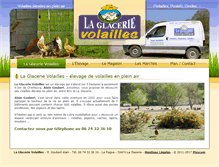 Tablet Screenshot of la-glacerie-volailles.com